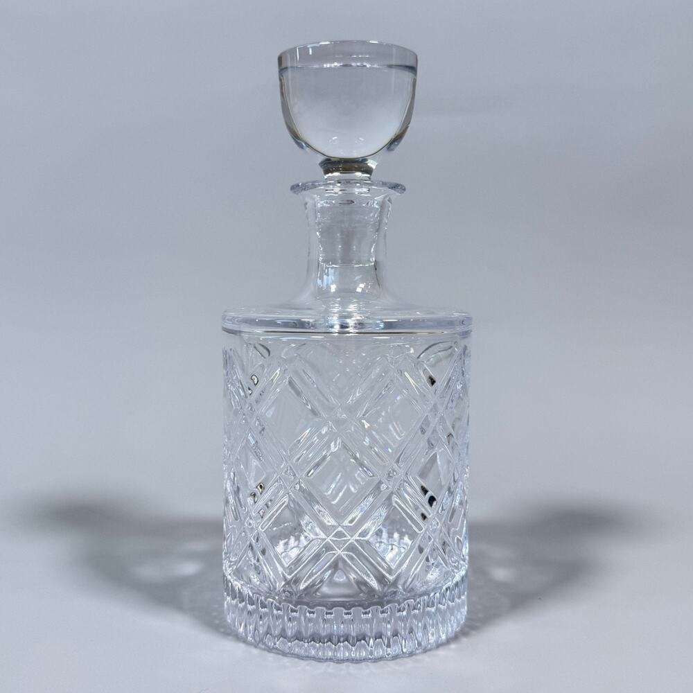 9" Waterford Clear Crystal Glass Decanter with stopper